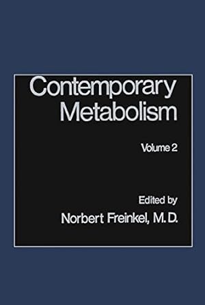 Seller image for Contemporary Metabolism: Volume 2 by Freinkel, Norbert [Paperback ] for sale by booksXpress