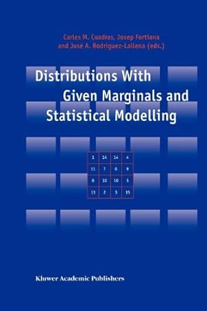 Seller image for Distributions With Given Marginals and Statistical Modelling [Paperback ] for sale by booksXpress