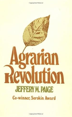 Imagen del vendedor de Agrarian Revolution by Paige, Jeffrey M. [Paperback ] a la venta por booksXpress