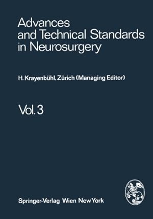 Image du vendeur pour Advances and Technical Standards in Neurosurgery by Krayenbühl, H. [Paperback ] mis en vente par booksXpress