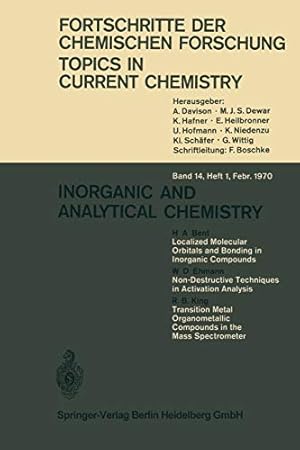 Immagine del venditore per Inorganic and Analytical Chemistry (Topics in Current Chemistry) [Soft Cover ] venduto da booksXpress