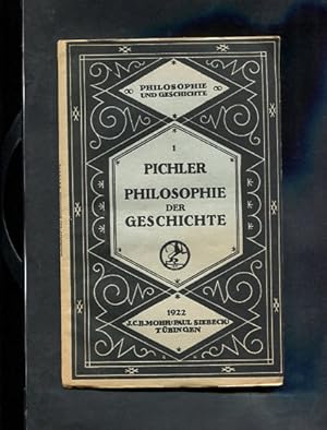 Imagen del vendedor de Zur Philosophie der Geschichte Philosophie und Geschichte 1 a la venta por Antiquariat Buchkauz