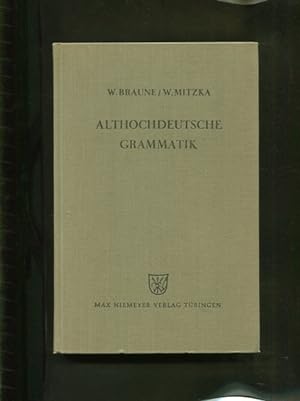 Imagen del vendedor de Althochdeutsche Grammatik a la venta por Antiquariat Buchkauz
