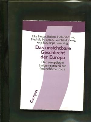 Image du vendeur pour Das unsichtbare Geschlecht der Europa. Der europische Einigungsproze aus feministischer Sicht (Politik der Geschlechterverhltnisse) mis en vente par Antiquariat Buchkauz