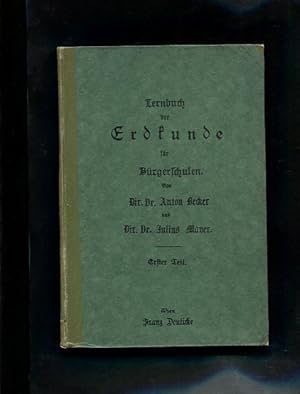 Imagen del vendedor de Lernbuch der Erdkunde fr Brgerschulen. Erster Teil a la venta por Antiquariat Buchkauz