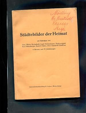 Seller image for Stdtebilder der Heimat for sale by Antiquariat Buchkauz