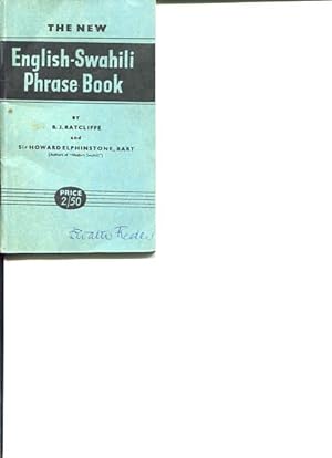 Imagen del vendedor de The New English-Swahili Phrase Book. a la venta por Antiquariat Buchkauz
