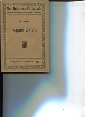 Bild des Verkufers fr Johann Calvin. Aus Natur und Geisteswelt zum Verkauf von Antiquariat Buchkauz