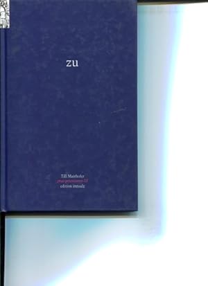Bild des Verkufers fr Zu ausgewhlte Gedichte 1997 - 2003 prae:positionen III aus der Serie zu Schrift zum Verkauf von Antiquariat Buchkauz