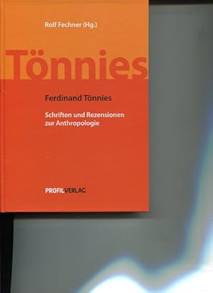 Bild des Verkufers fr Schriften und Rezensionen zur Anthropologie. Materialien der Ferdinand-Tnnies-Arbeitsstelle am Institut fr Technik- und Wissenschaftsforschung der Alpen-Adria-Universitt Klagenfurt Band 14. zum Verkauf von Antiquariat Buchkauz