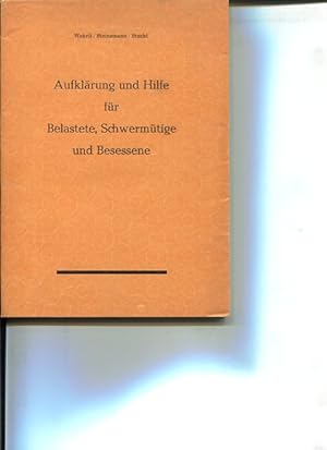 Seller image for Aufklrung und Hilfe fr Belastete, Schwermtige und Besessene. for sale by Antiquariat Buchkauz