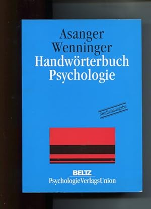 Imagen del vendedor de Handwrterbuch Psychologie. a la venta por Antiquariat Buchkauz