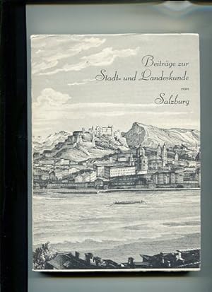 Bild des Verkufers fr Beitrge zur Stadt- und Landeskunde von Salzburg. zum Verkauf von Antiquariat Buchkauz