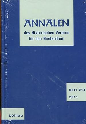 Seller image for Annalen des historischen Vereins fr den Niederrhein insbesondere das alte Erzbistum Kln, Heft 214 / 2011. for sale by Antiquariat Buchkauz