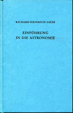 Einführung in die Astronomie.