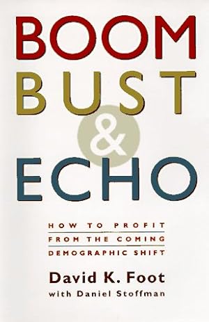 Bild des Verkufers fr Boom, Bust & Echo: How to Profit from the Coming Demographic Shift zum Verkauf von Antiquariat Buchkauz