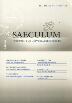 Seller image for Saeculum - 62. Jahrgang 2012, 1. Halbband, Jahrbuch fr Universalgeschichte for sale by Antiquariat Buchkauz