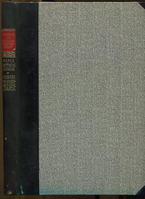 Die ägyptische Literatur. Handbuch der Literaturwissenschaft herausgegeben von Oskar Walzel,