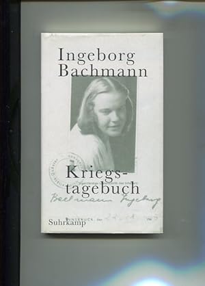 Imagen del vendedor de Kriegstagebuch. Mit Briefen von Jack Hamesh an Ingeborg Bachmann. Hrsg. und mit einem Nachw. von Hans Hller. a la venta por Antiquariat Buchkauz