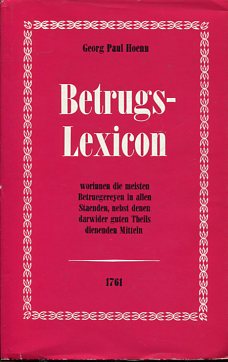 Betrugs- Lexicon