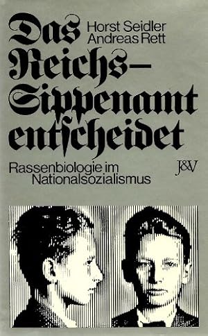 Bild des Verkufers fr Das Reichssippenamt entscheidet - Rassenbiologie im Nationalsozialismus. zum Verkauf von Antiquariat Buchkauz