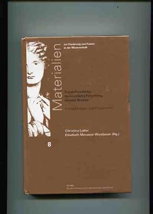 Bild des Verkufers fr Frauenforschung, feministische Forschung, gender studies 8 - Entwicklungen und Perspektiven. Bundesministerium fr Wissenschaft und Verkehr. zum Verkauf von Antiquariat Buchkauz