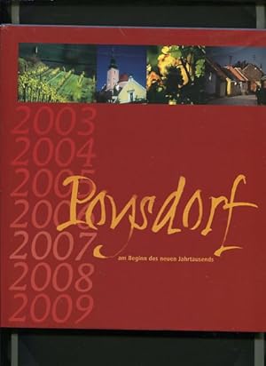 Imagen del vendedor de Poysdorf am Beginn des neuen Jahrtausends. a la venta por Antiquariat Buchkauz