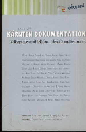 Bild des Verkufers fr Krnten Dokumentation Bannd 24 Volksgruppen und Religion - Identitt und Bekenntnis. zum Verkauf von Antiquariat Buchkauz