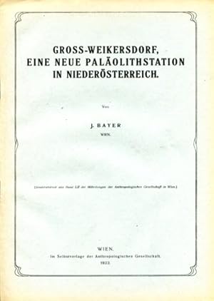 Groß-Weikersdorf, eine neue Paläolithstation in Niederösterreich