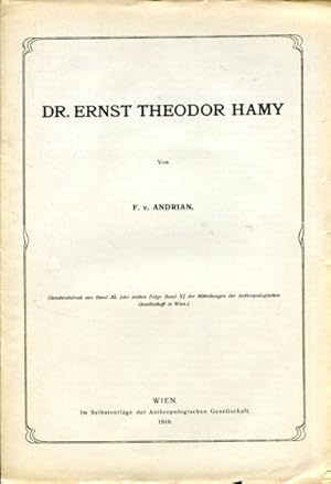 Dr. Ernst Theodor Hamy.