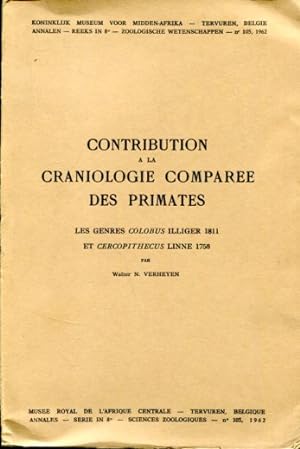 Contribution à la craniologie comparée des primates - Les genres Colobus Illiger 1811 et Cercopit...