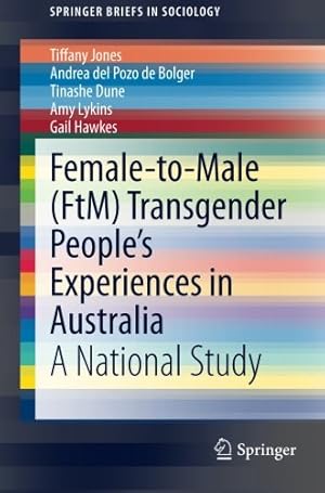 Seller image for Female-to-Male (FtM) Transgender Peoples Experiences in Australia: A National Study (SpringerBriefs in Sociology) by Jones, Tiffany, del Pozo de Bolger, Andrea, Lykins, Amy, Dune, Tinashe, Hawkes, Gail [Paperback ] for sale by booksXpress