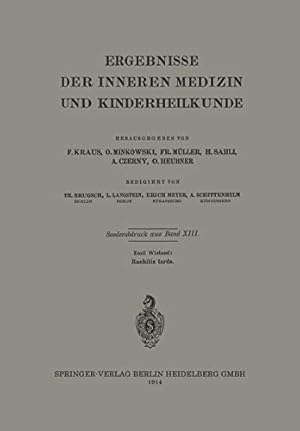 Seller image for Rachitis tarda (Ergebnisse der Inneren Medizin und Kinderheilkunde) (Volume 3) (German Edition) [Soft Cover ] for sale by booksXpress