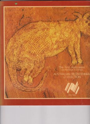 Bild des Verkufers fr Australian Bicentennial Collection: The First Australians by Australia Post zum Verkauf von Robinson Street Books, IOBA