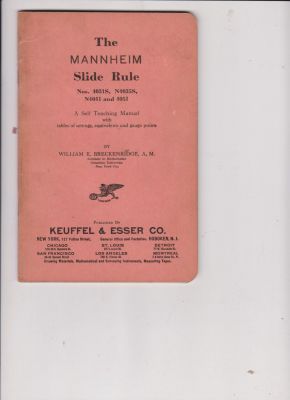 The Mannheim Slide Rule by Breckenridge, William E.