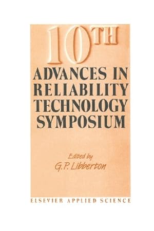 Bild des Verkufers fr 10th Advances in Reliability Technology Symposium [Paperback ] zum Verkauf von booksXpress