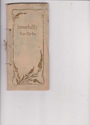 Immortality by Van Dyke, Henry