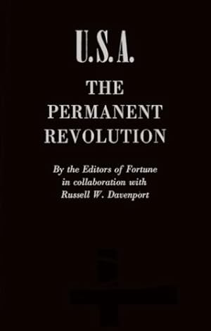 Immagine del venditore per U.S.A., The Permanent Revolution by Davenport, Russell Wheeler [Hardcover ] venduto da booksXpress