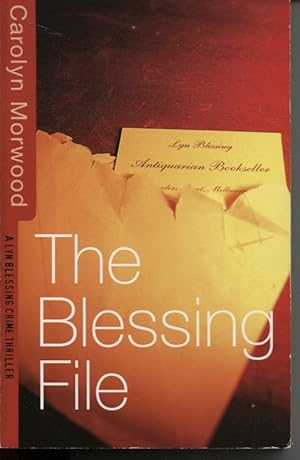 Seller image for The Blessing File A Lyn Blessing Crime Thriller for sale by Dromanabooks