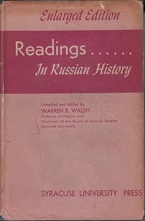 Seller image for Readings.In Russian History by Walsh, Warren B., editor for sale by Robinson Street Books, IOBA