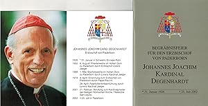 Bild des Verkufers fr Begrbnisfeier fr den Erzbischof von Paderborn Johannes Joachim Kardinal Degenhardt (1926 - 2002) zum Verkauf von Paderbuch e.Kfm. Inh. Ralf R. Eichmann
