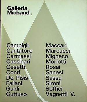 Seller image for Campigli, Cantatore, Carmassi, Cassinari, Cesetti, Conti, De Pisis, Fallani, Guidi, Guttuso, Maccari, Marcucci, Migneco, Morlotti, Roai, Sanesi, Sassu, Sironi, SOffici, Vagnetti V.: Dal 4 al 25 marzo 1978. for sale by Studio Bibliografico Adige