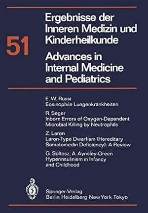 Seller image for Ergebnisse der Inneren Medizin und Kinderheilkunde / Advances in Internal Medicine and Pediatrics (Ergebnisse der Inneren Medizin und Kinderheilkunde. . and Pediatrics) (English and German Edition) [Soft Cover ] for sale by booksXpress