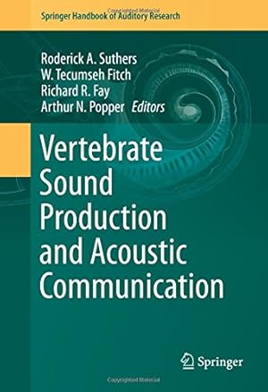 Imagen del vendedor de Vertebrate Sound Production and Acoustic Communication (Springer Handbook of Auditory Research) [Hardcover ] a la venta por booksXpress