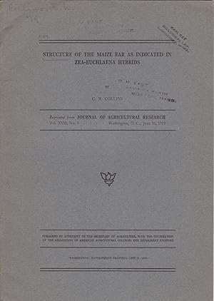 Structure of the Maize Ear as Indicated in Zea-Euchlaena Hybrids by G. N. Collins