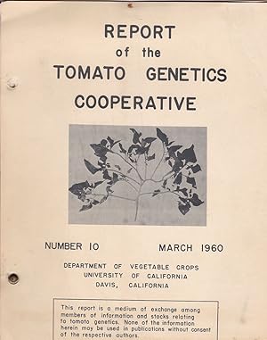 Report of the Tomato Genetics Cooperative by Stinson