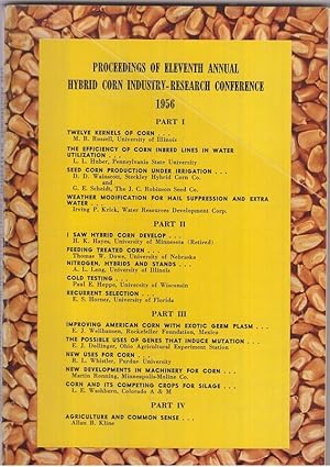 Bild des Verkufers fr Report of the Eleventh Annual Hybrid Corn Industry Research Conference by Heckendorn, William and Joseph Gregory zum Verkauf von Robinson Street Books, IOBA