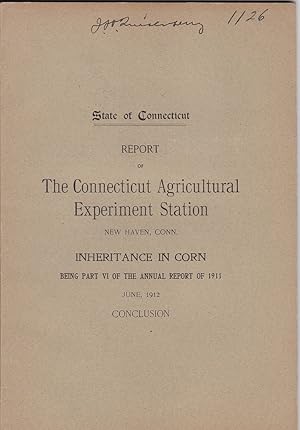 Inheritance in Corn Being Part VI of the Annual Report of 1911 by H. K. Hayes