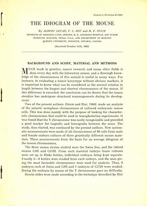 Seller image for The Idiogram of the Mouse by Levan, Albert, Hsu, T.C. and Stich, H.F. for sale by Robinson Street Books, IOBA