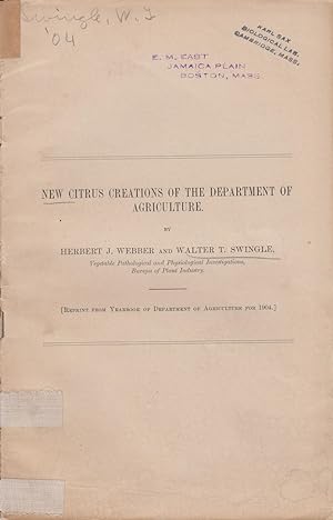 Seller image for New Citrus Creations of the Department of Agriculture by Webber, Herbert J. and Swingle, Walter T. for sale by Robinson Street Books, IOBA